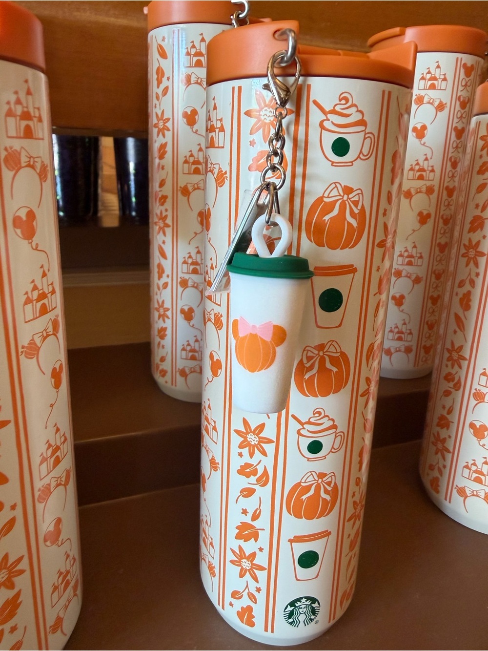 Disney Parks 2026 Starbucks Halloween Minnie Mouse Pumpkin Spicy Travel Tumbler